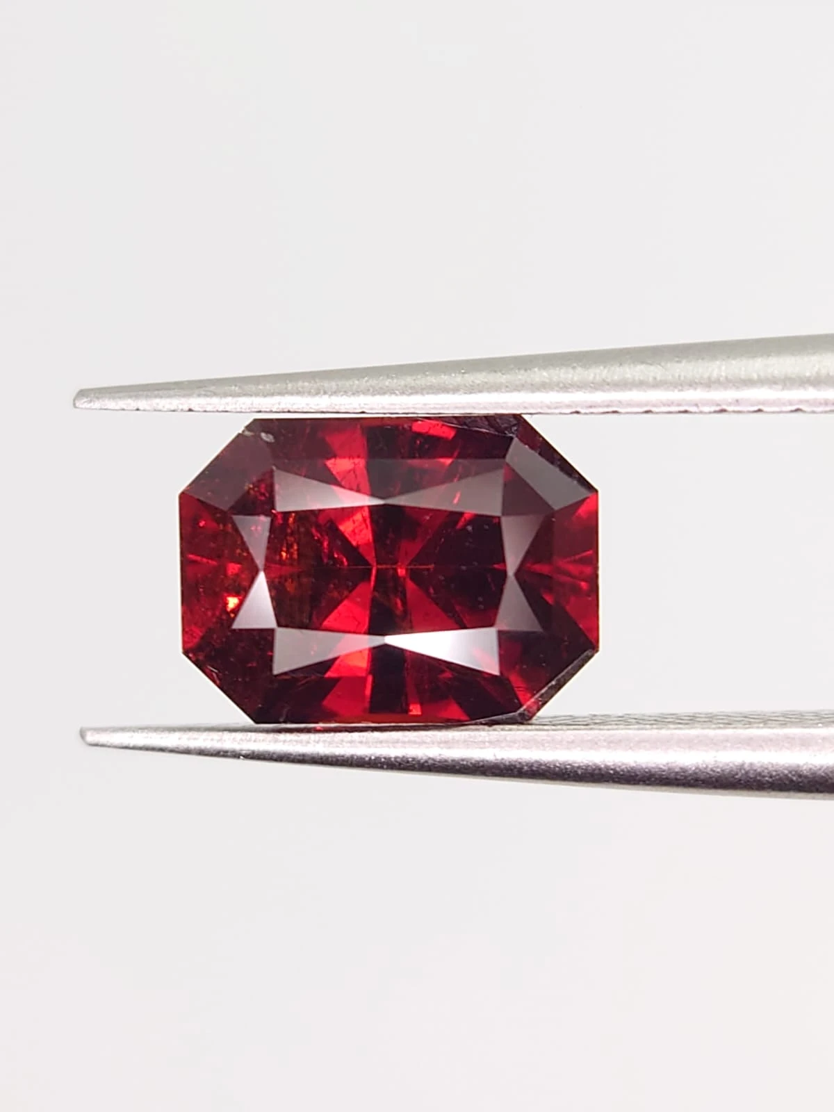 2.62ct Natural Malaya Garnet Fancy Cut From Tanzania — view 5